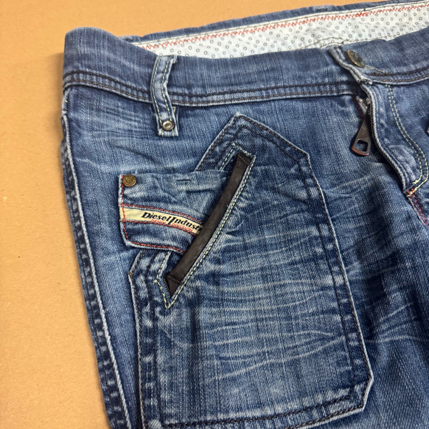 Diesel Industry womens straight leg pants