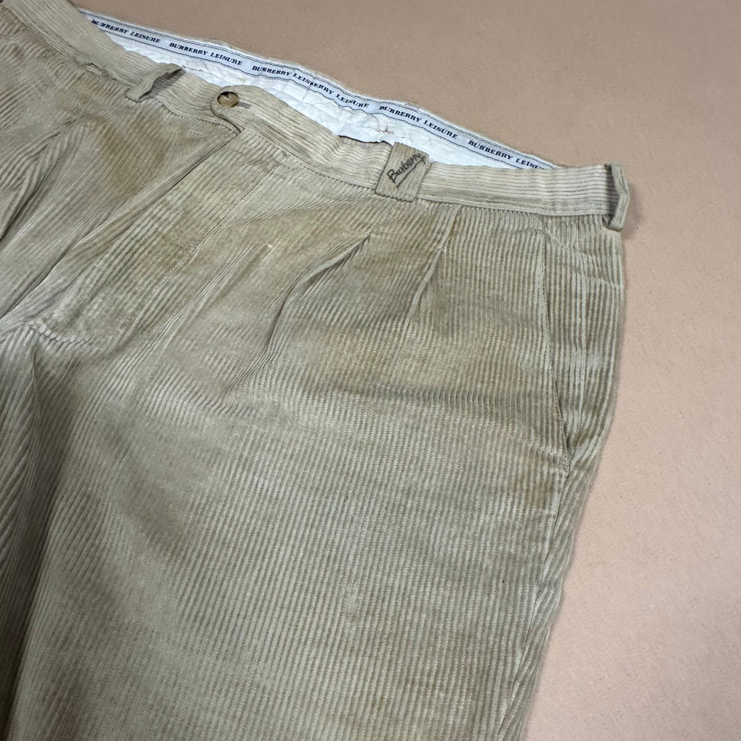 Burberry London leisure vintage loose pants
