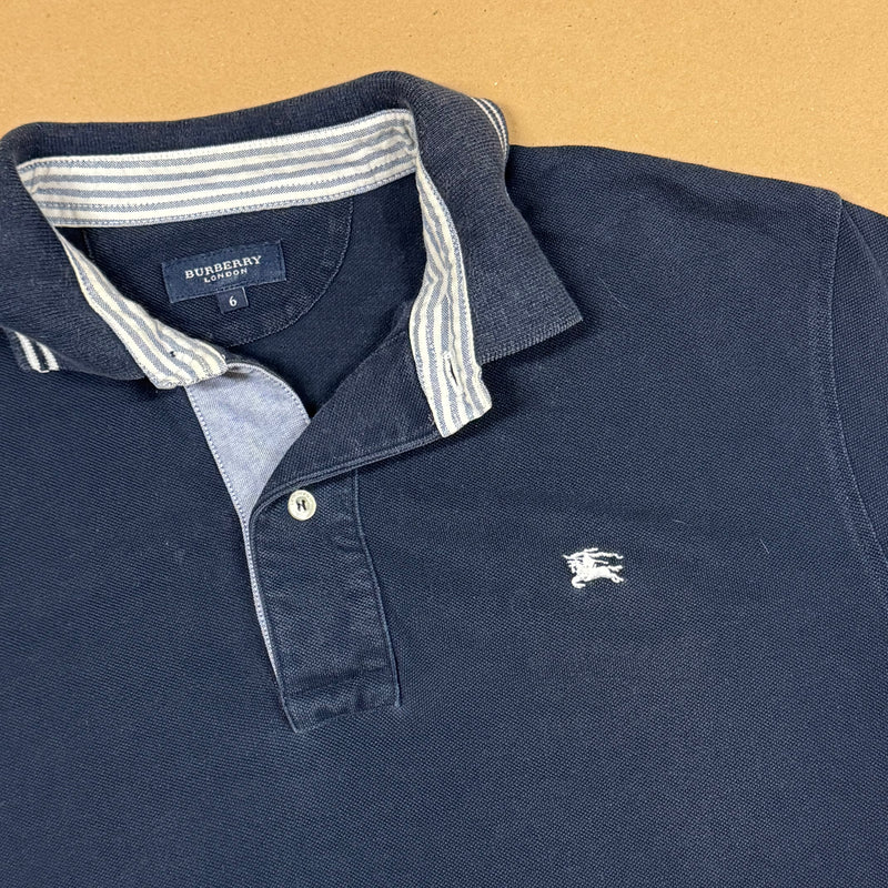 Detailansicht: Sourced limited accessories and clothes Burberry vintage polo – Logo, Nähte oder Material
