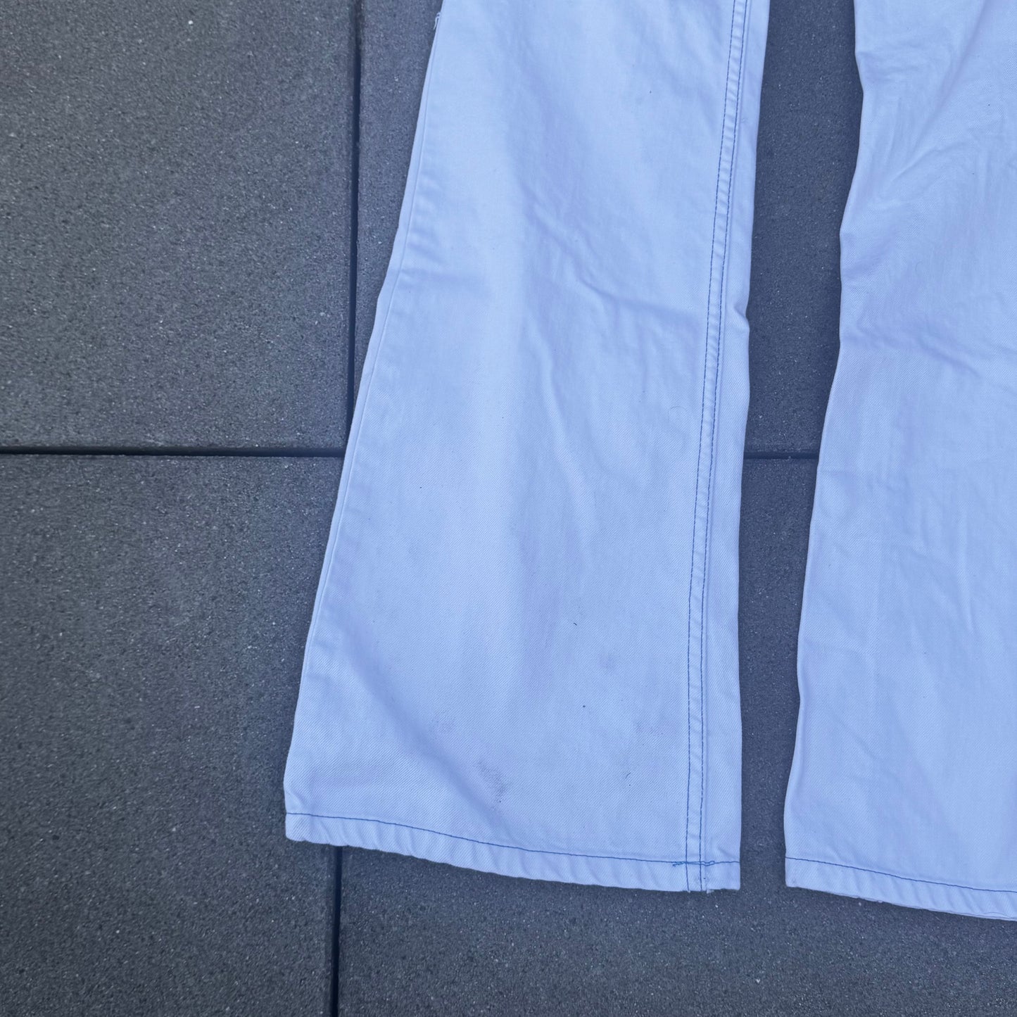 Diesel y2k white bootcut jeans