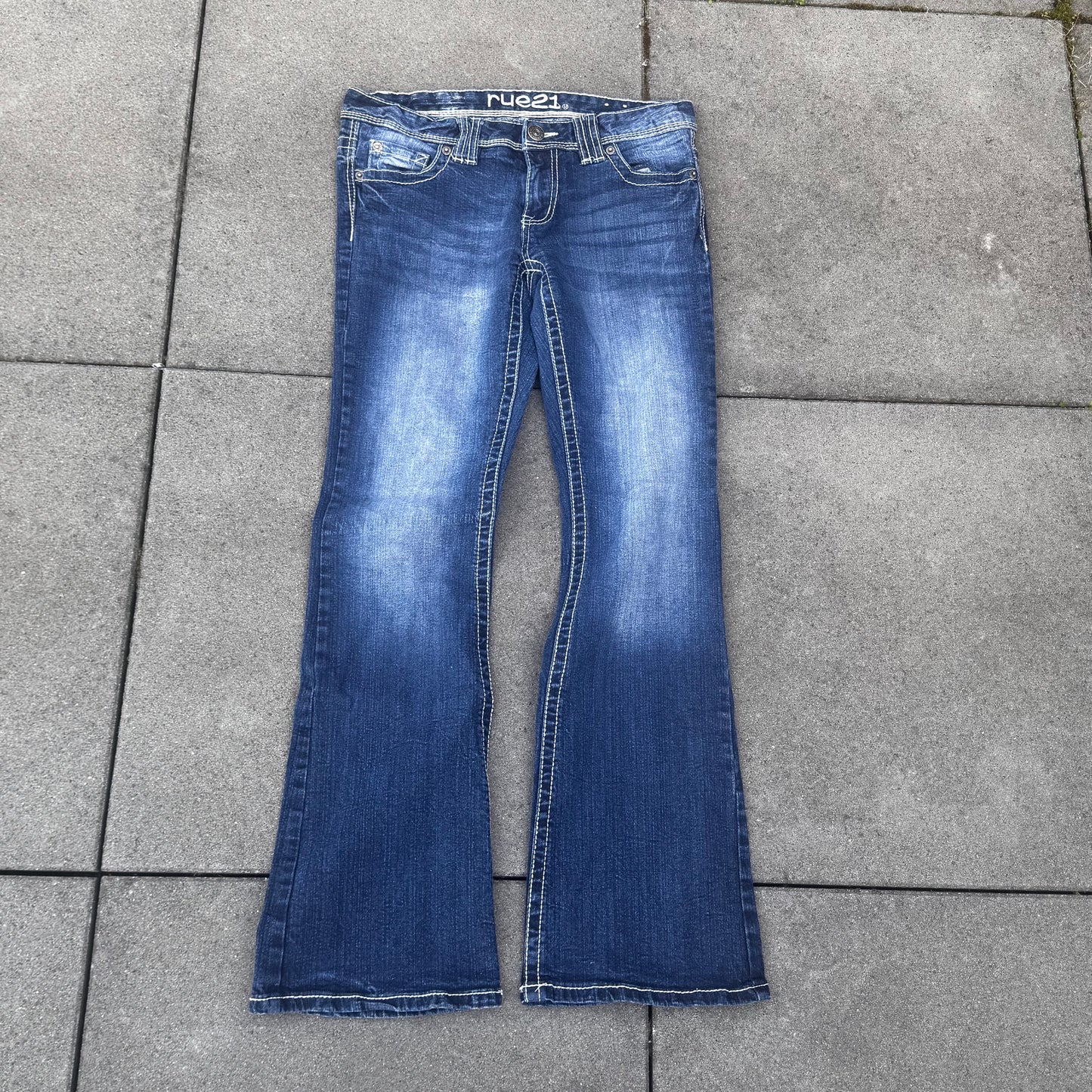 Rue 21 y2k bootcut embroidered jeans