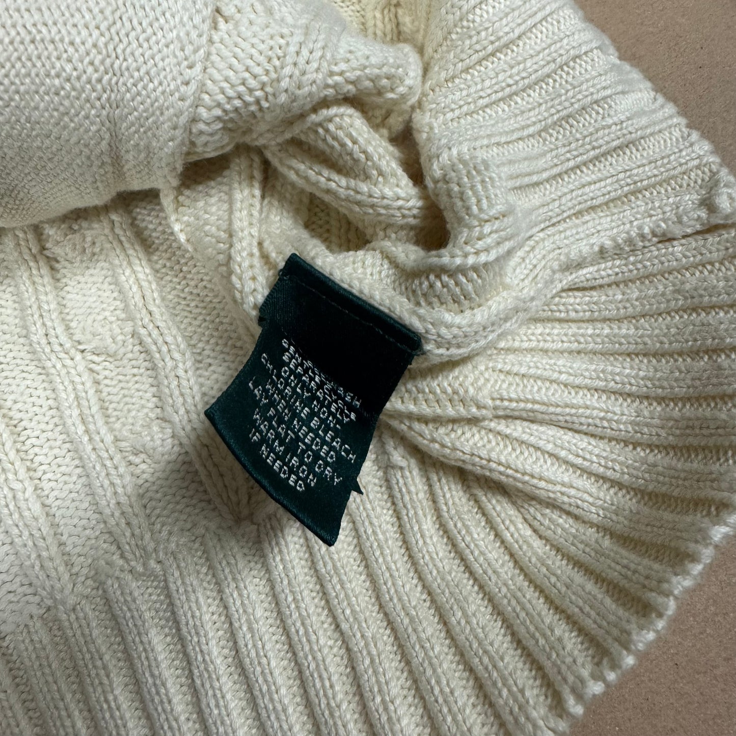 Lauren by Ralph Lauren vintage knitted zip-up