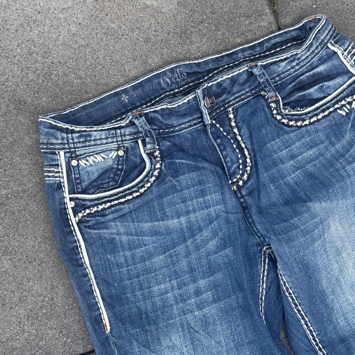 Hello y2k bootcut wideleg jeans