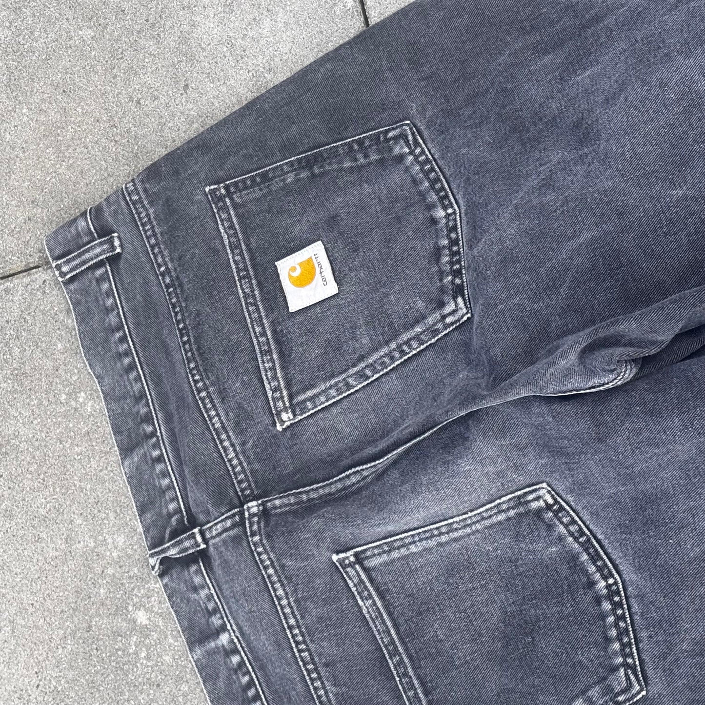 Carhartt black baggy retro jeans