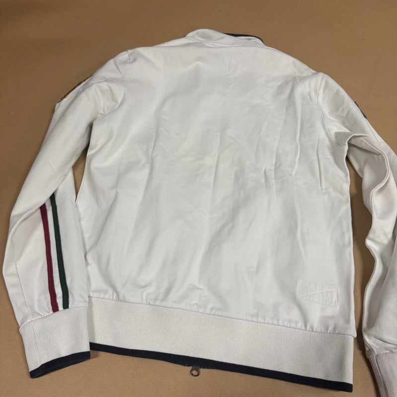 Detailansicht: Sourced limited accessories and clothes Aeronautica Militare Europe vintage zip-up jacket – Logo, Nähte oder Material