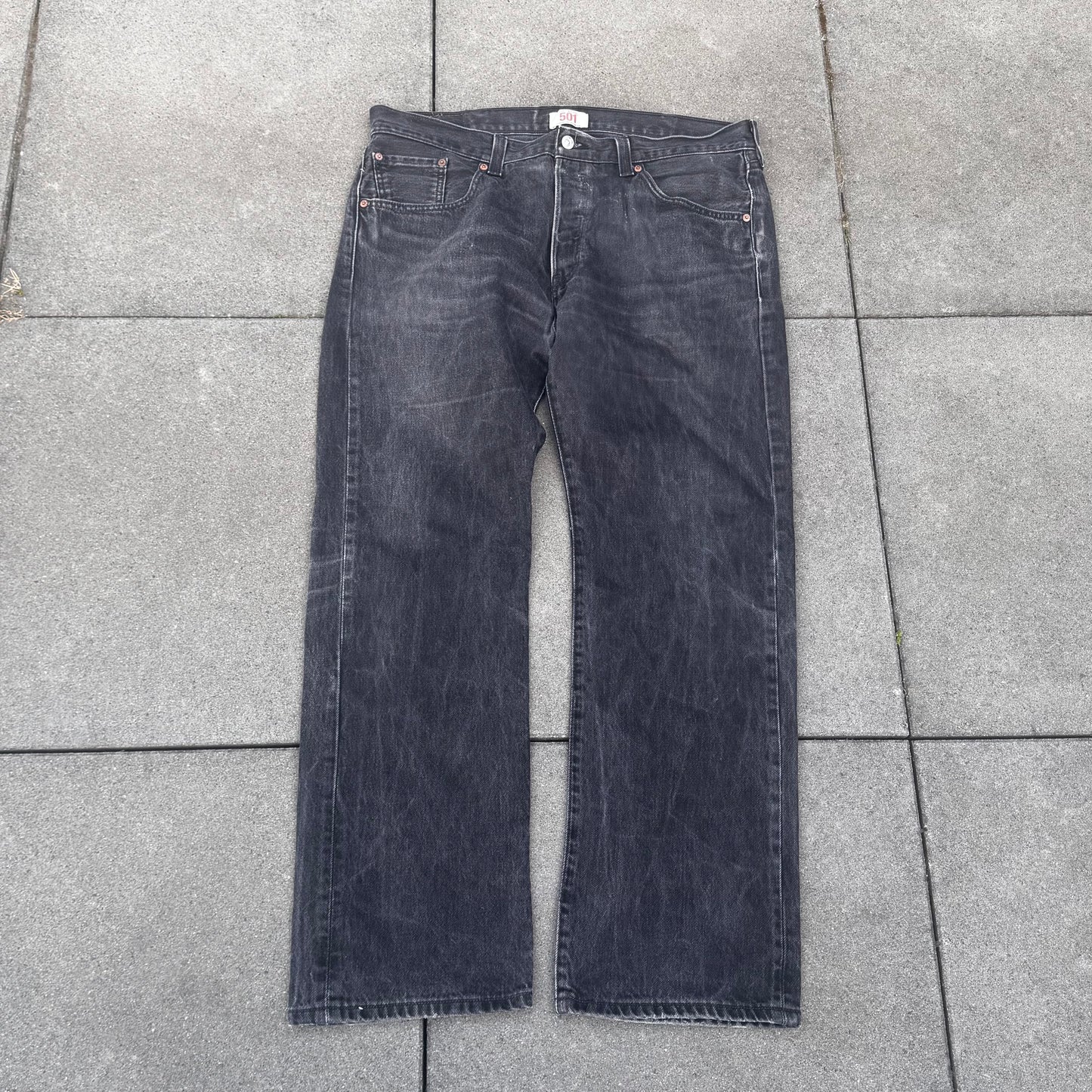 Levi Strauss 501 straight leg button fly jeans