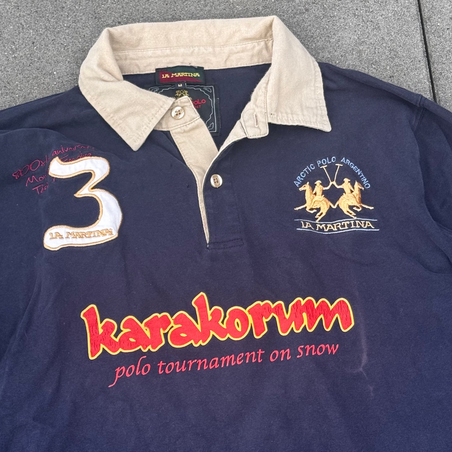 La Martina Karakorum Mongolia longsleeve polo