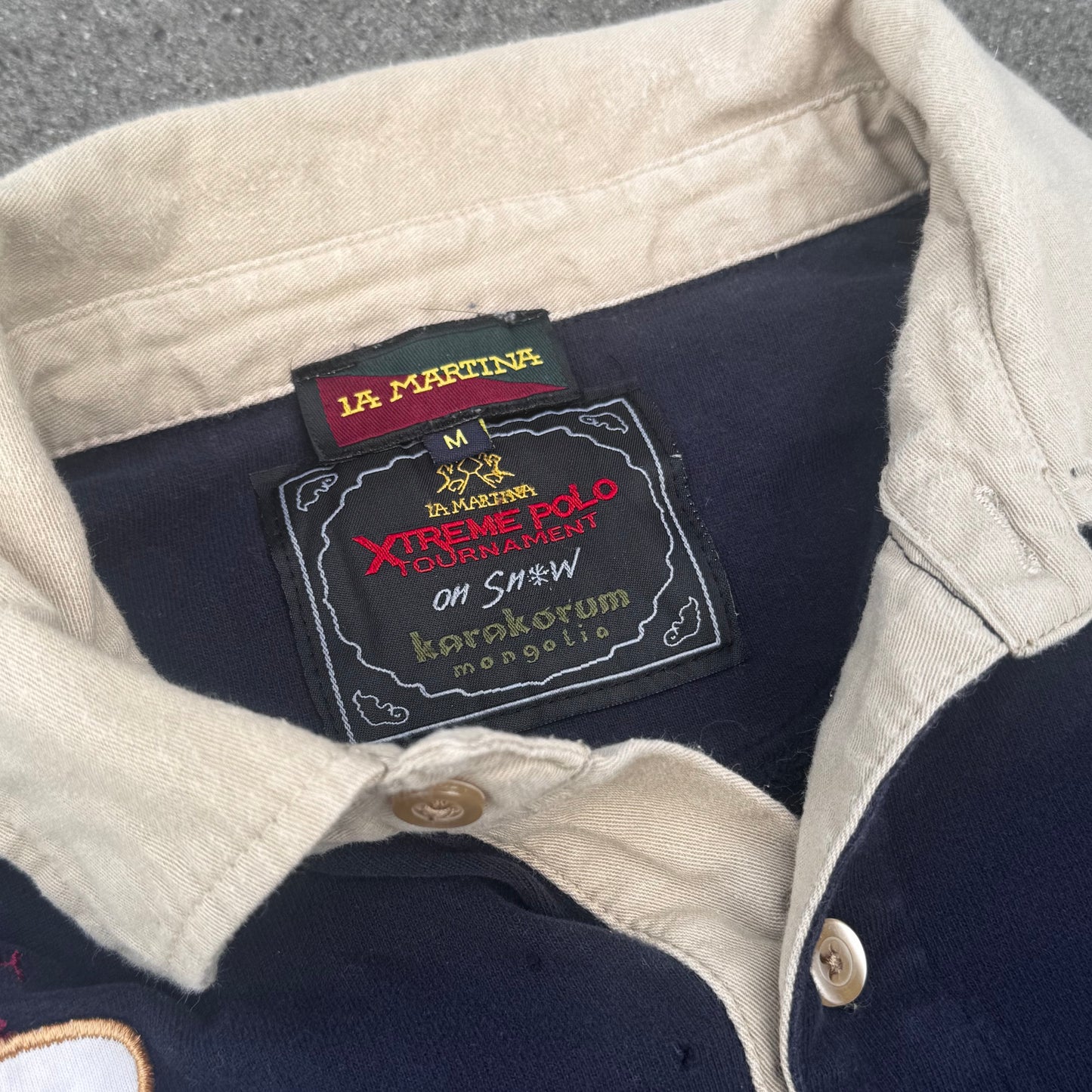 La Martina Karakorum Mongolia longsleeve polo