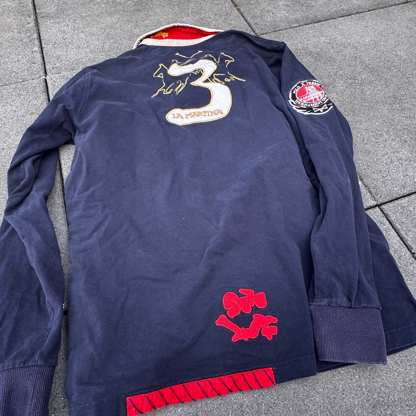 La Martina Karakorum Mongolia longsleeve polo