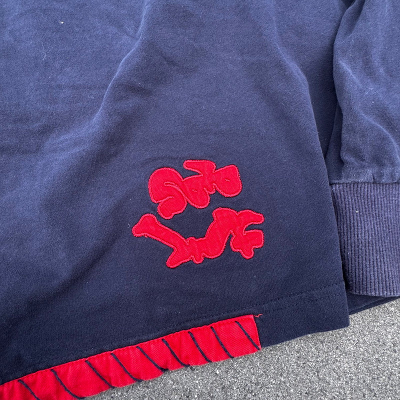 Detailansicht: Sourced limited accessories and clothes La Martina Karakorum Mongolia longsleeve polo – Logo, Nähte oder Material