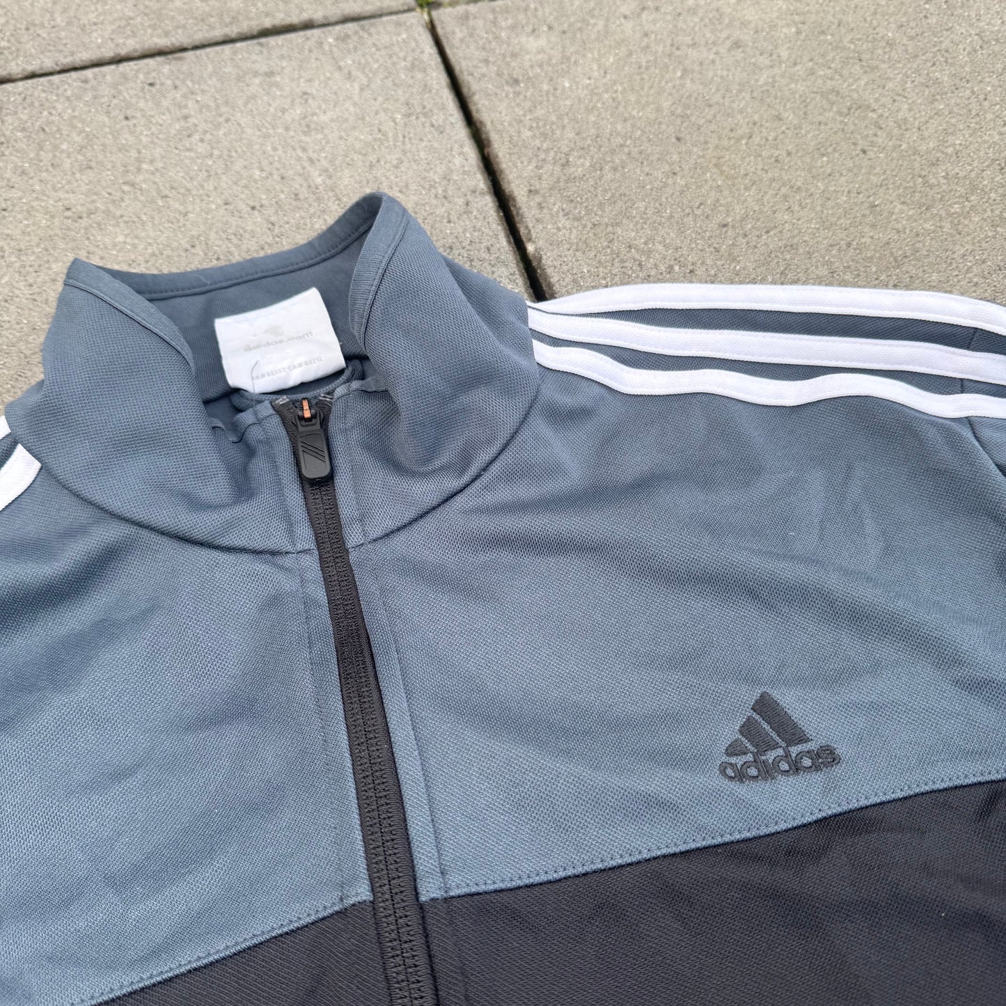 Vintage Adidas three stripes casual track jacket