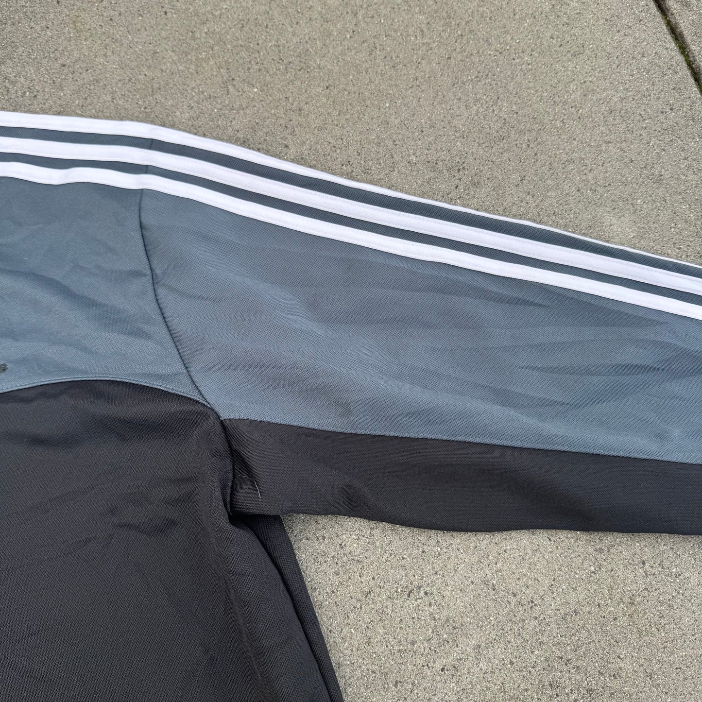 Vintage Adidas three stripes casual track jacket