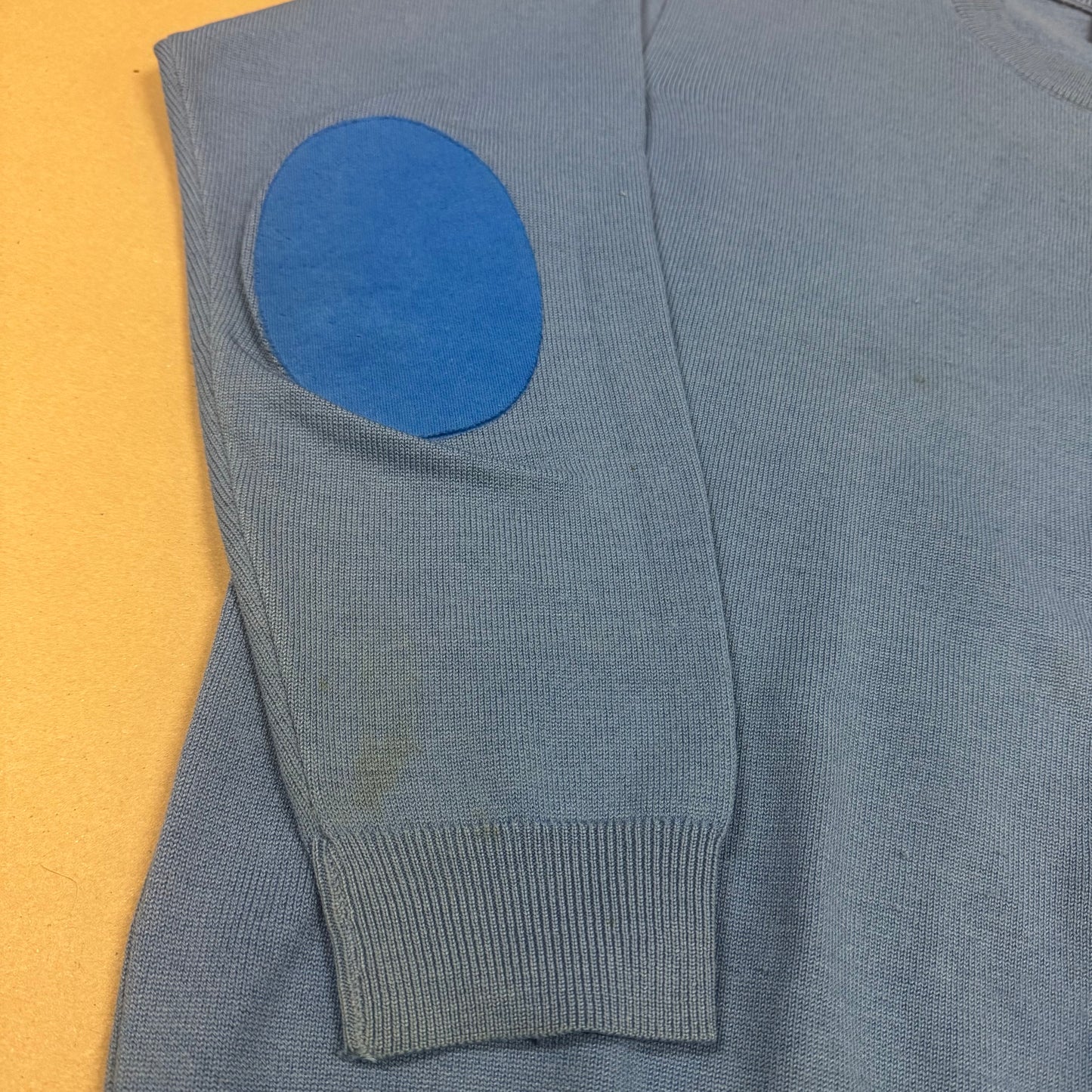 Lacoste blue knitted crewneck sweatshirt used