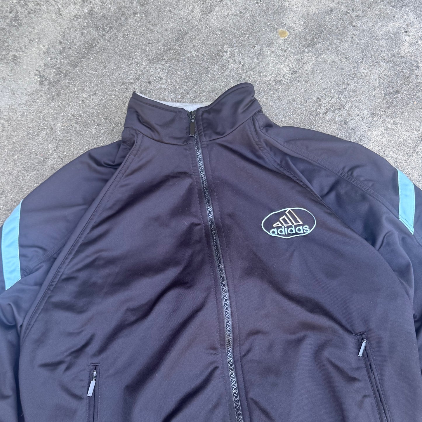 Adidas 90s vintage black track jacket used