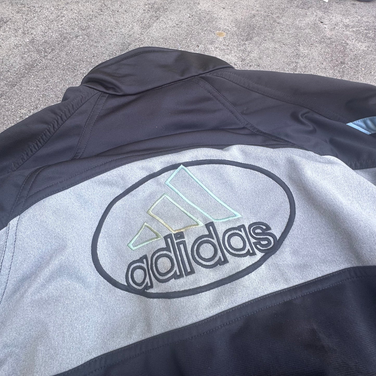 Adidas 90s vintage black track jacket used