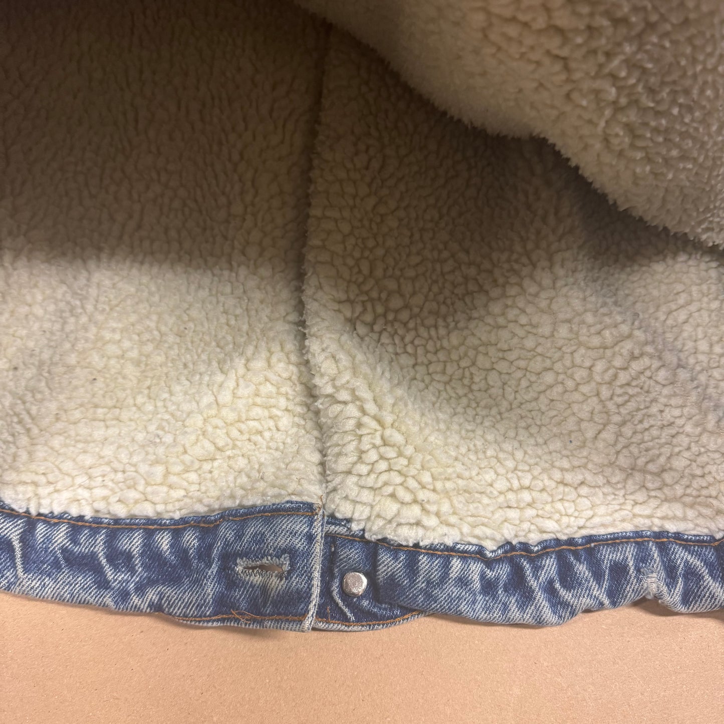 Levi Strauss vintage fluffy denim jacket