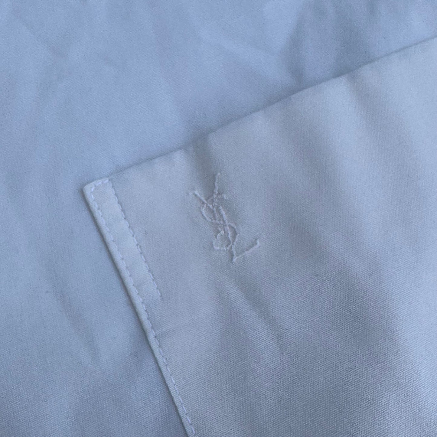 Yves Saint Laurent cream summer shirt