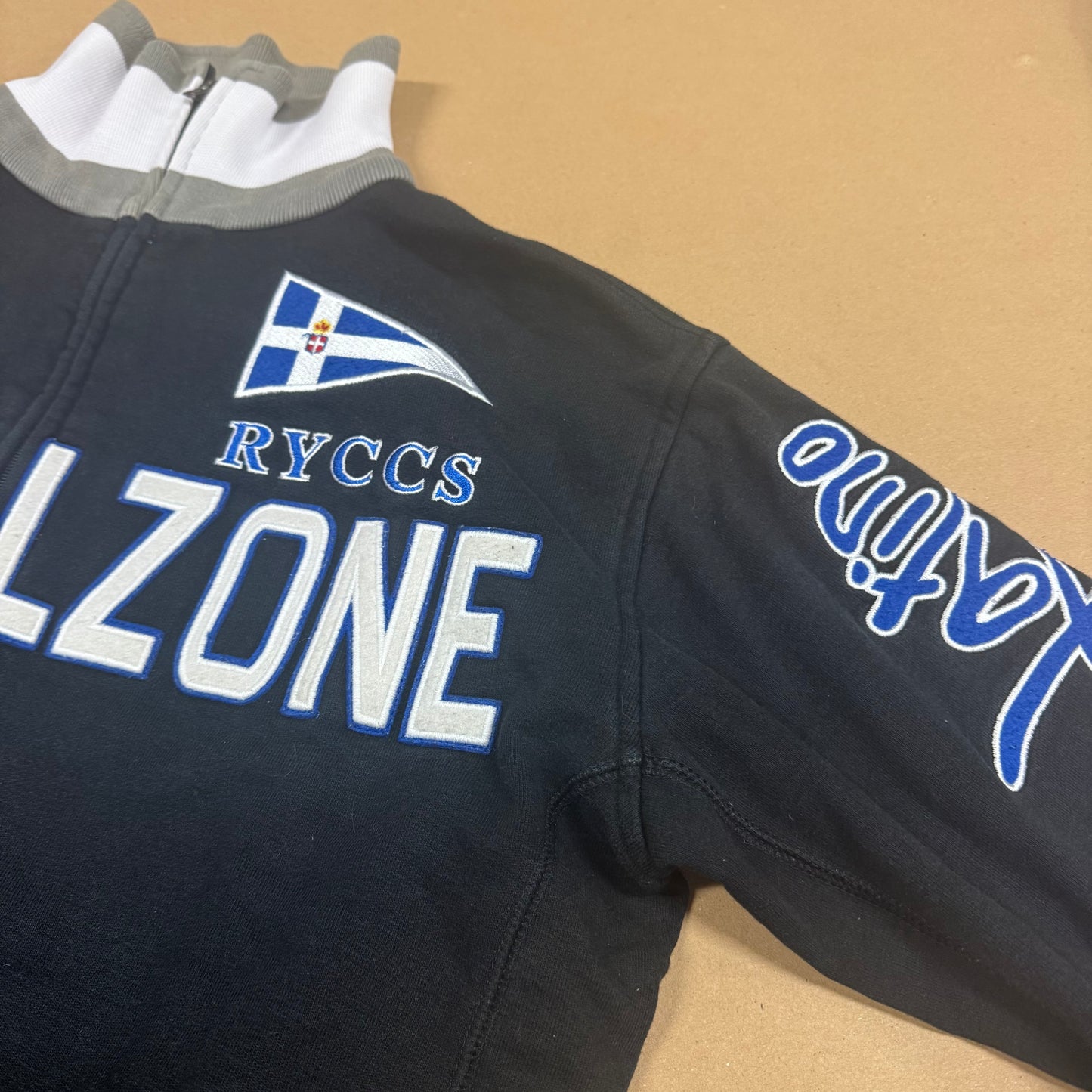 Kappa Mascalzone Italia black zip-up