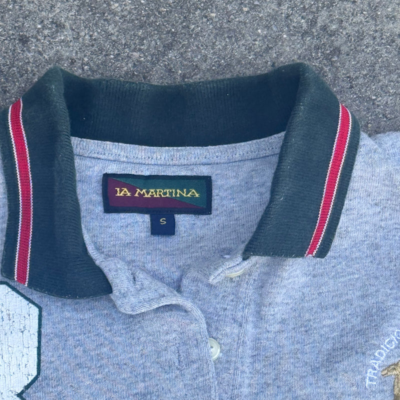 Detailansicht: Sourced limited accessories and clothes La Martina Irish Polo Limerick longsleeve – Logo, Nähte oder Material
