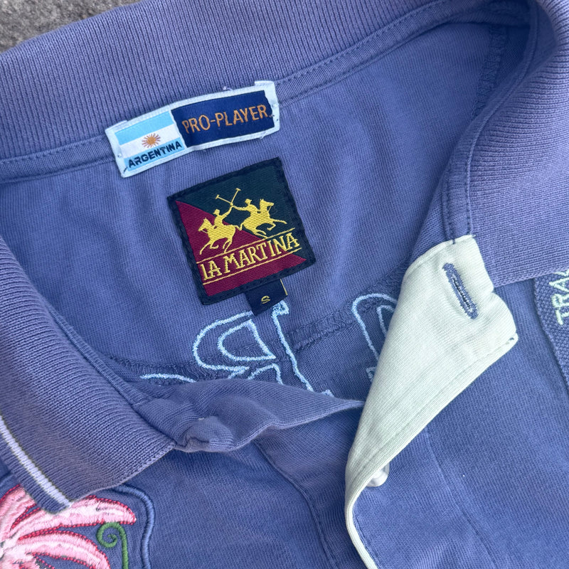 Detailansicht: Sourced limited accessories and clothes La Martina Alligator Polo Club longsleeve – Logo, Nähte oder Material
