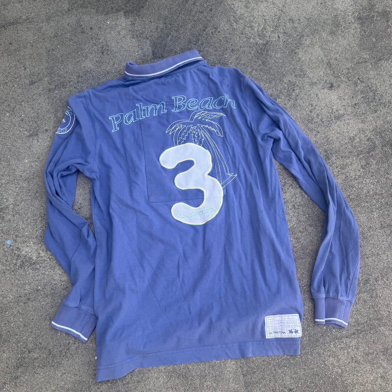 Detailansicht: Sourced limited accessories and clothes La Martina Alligator Polo Club longsleeve – Logo, Nähte oder Material