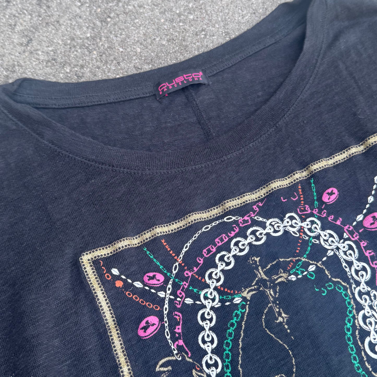 Custo Barcelona "Thinking of You" y2k tee