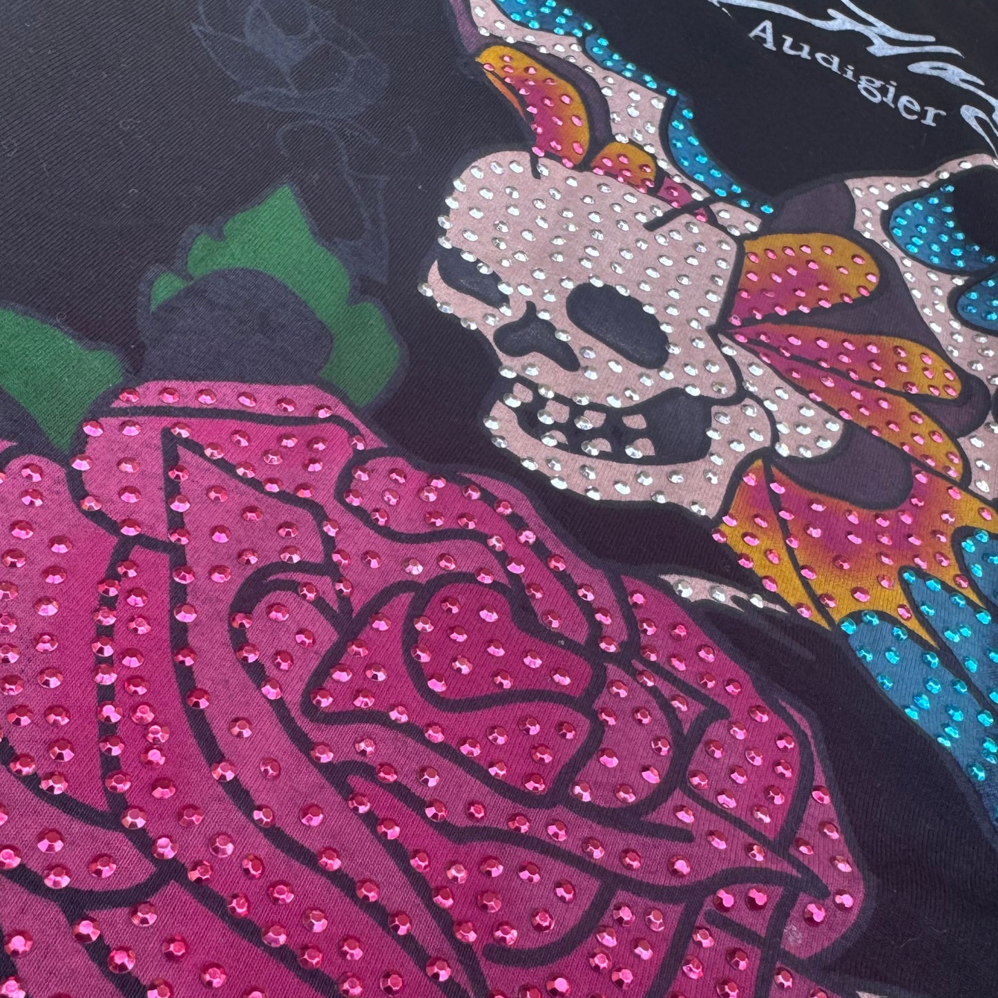 Ed Hardy skull & rose vintage top