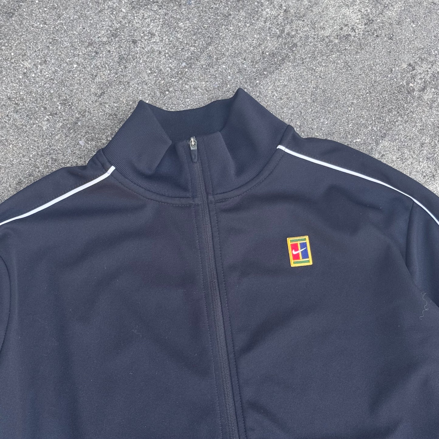 Nike Tennis vintage black track jacket