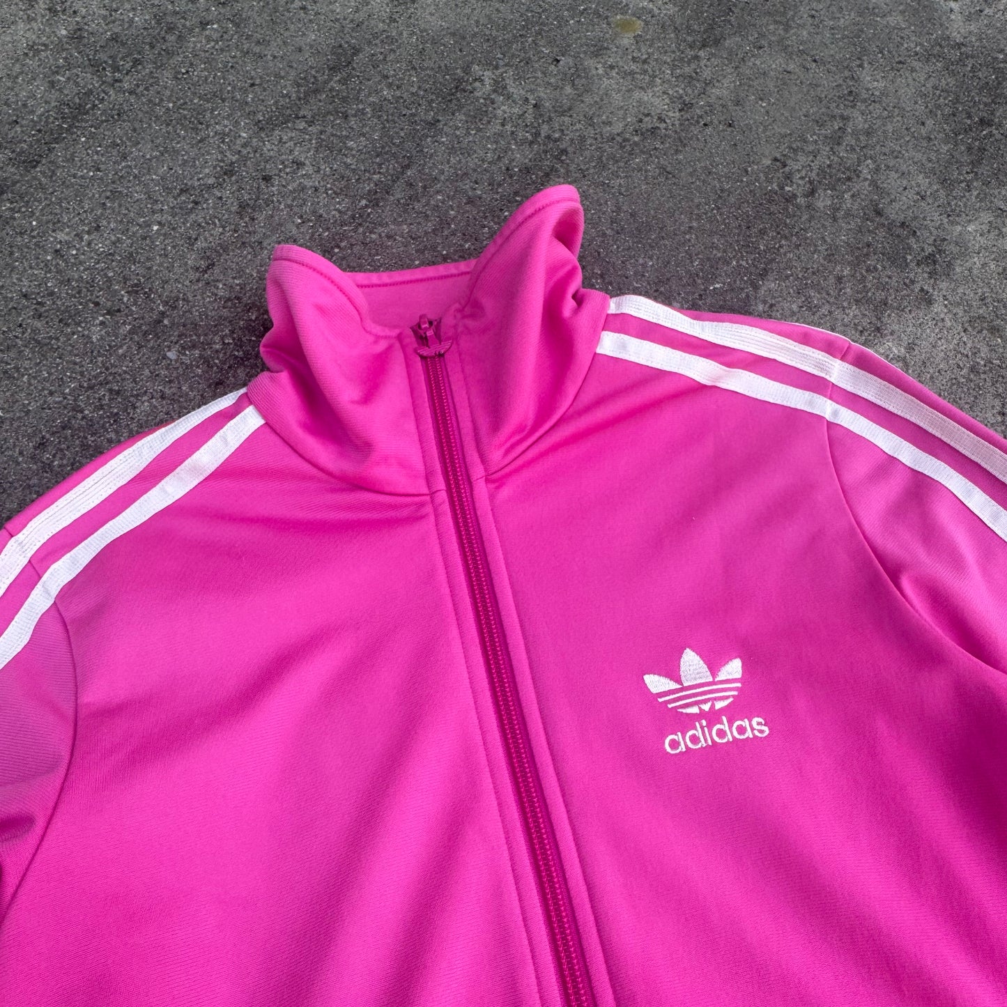 Adidas Firebird y2k pink track jacket