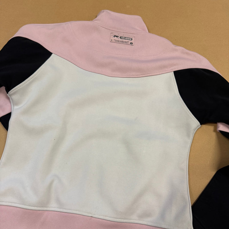 Detailansicht: Sourced limited accessories and clothes Vintage Airness womens pink track jacket – Logo, Nähte oder Material