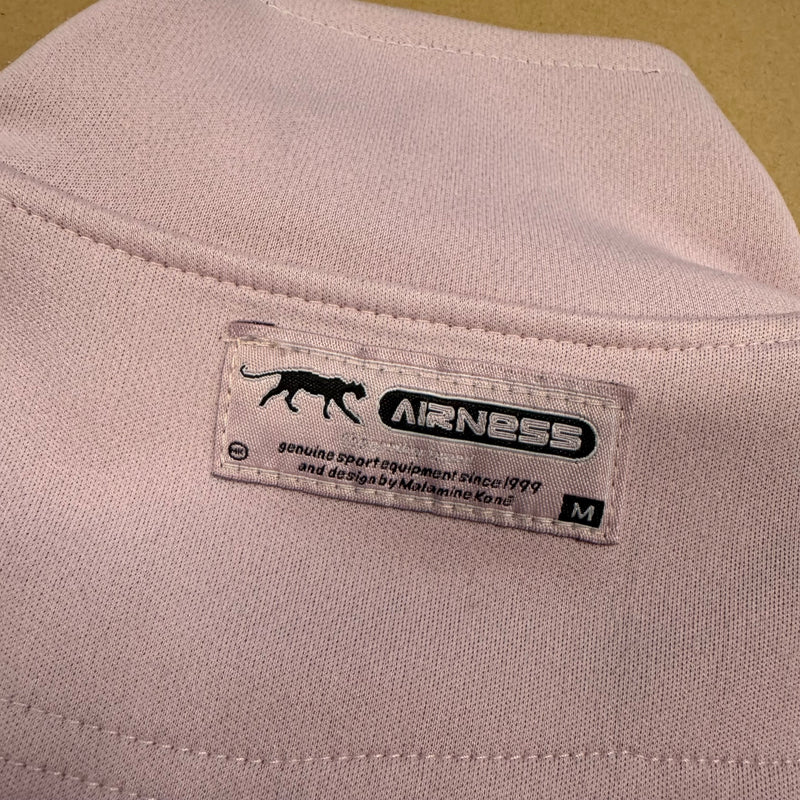 Detailansicht: Sourced limited accessories and clothes Vintage Airness womens pink track jacket – Logo, Nähte oder Material