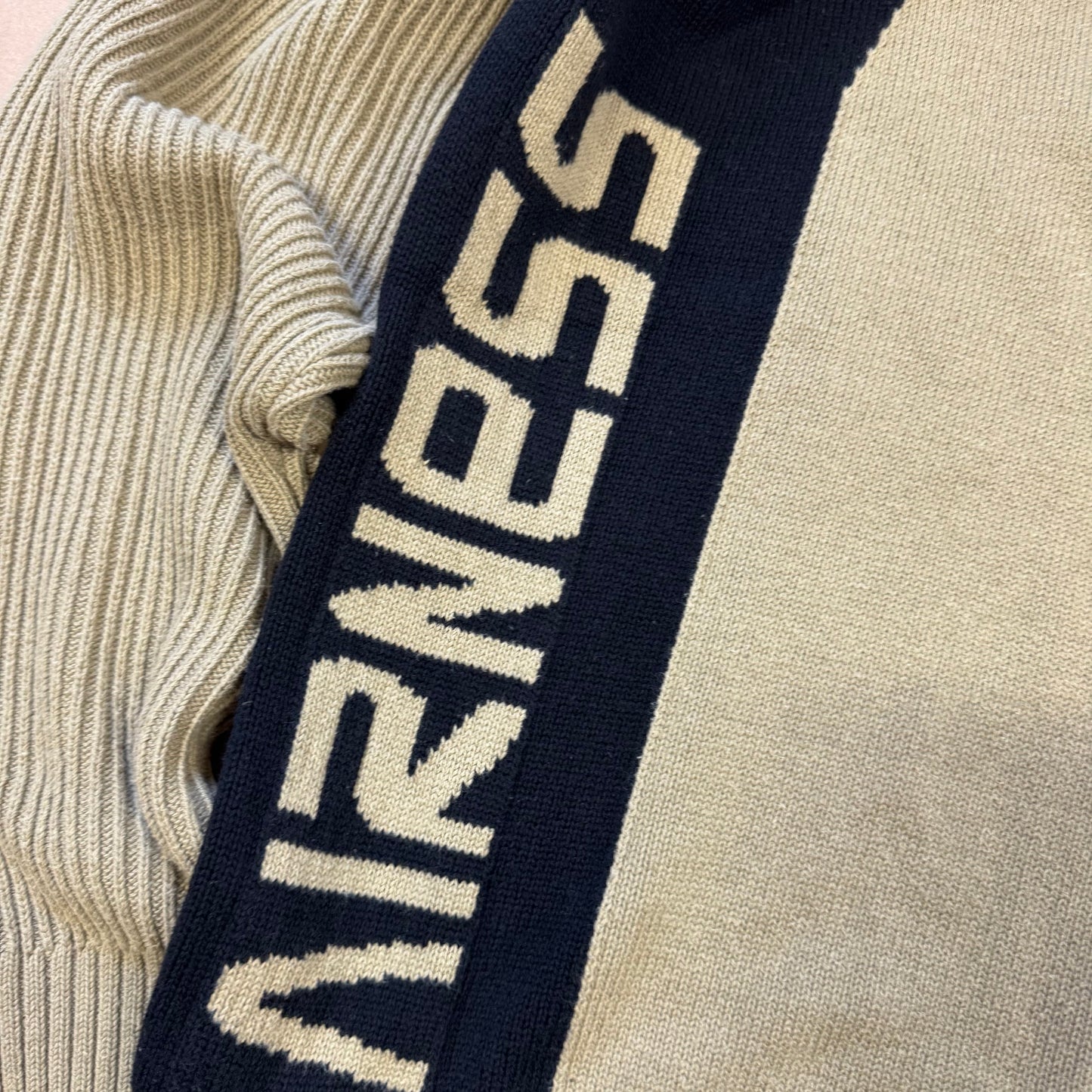 Vintage Airness beige knitted jacket