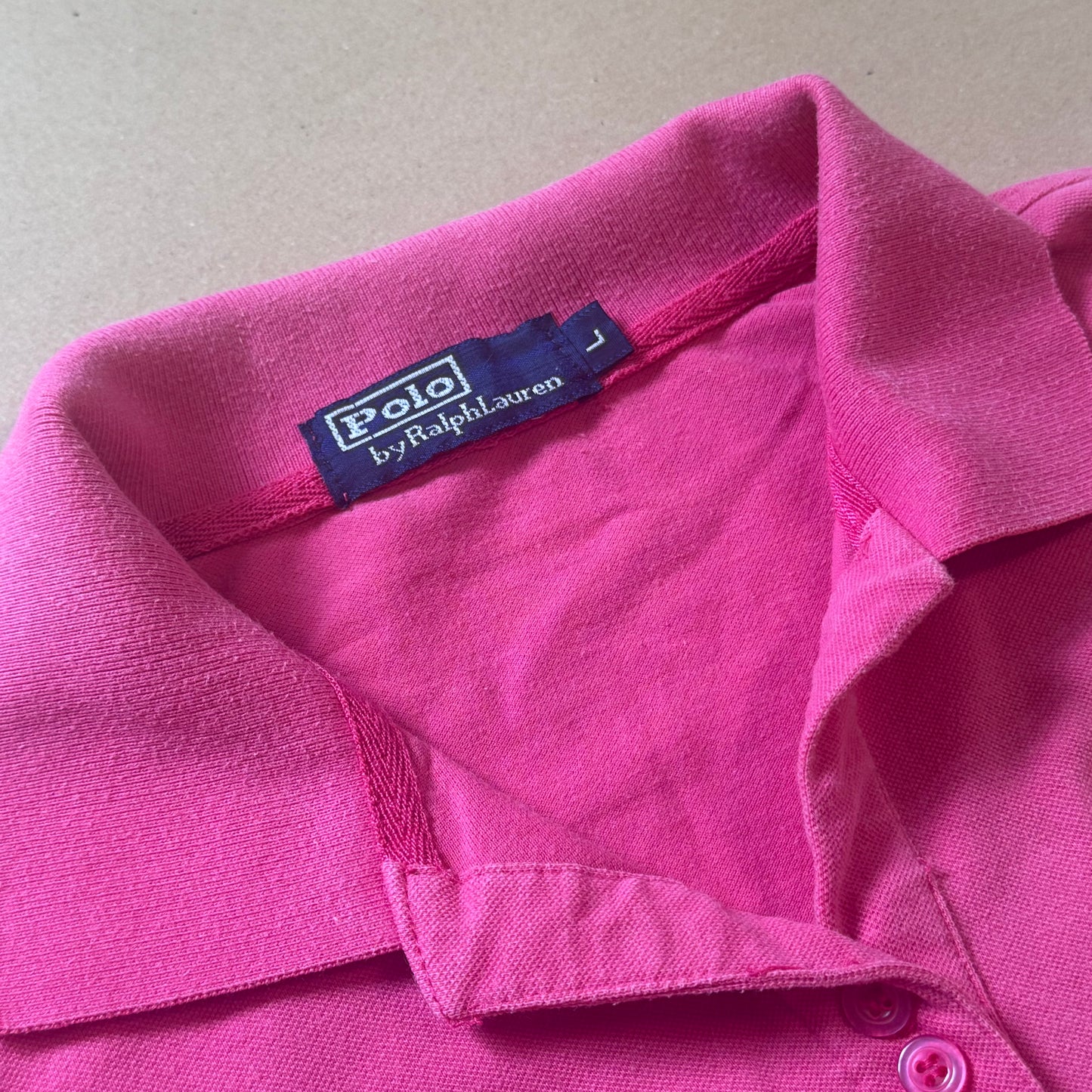 Polo Ralph Lauren pink womens polo