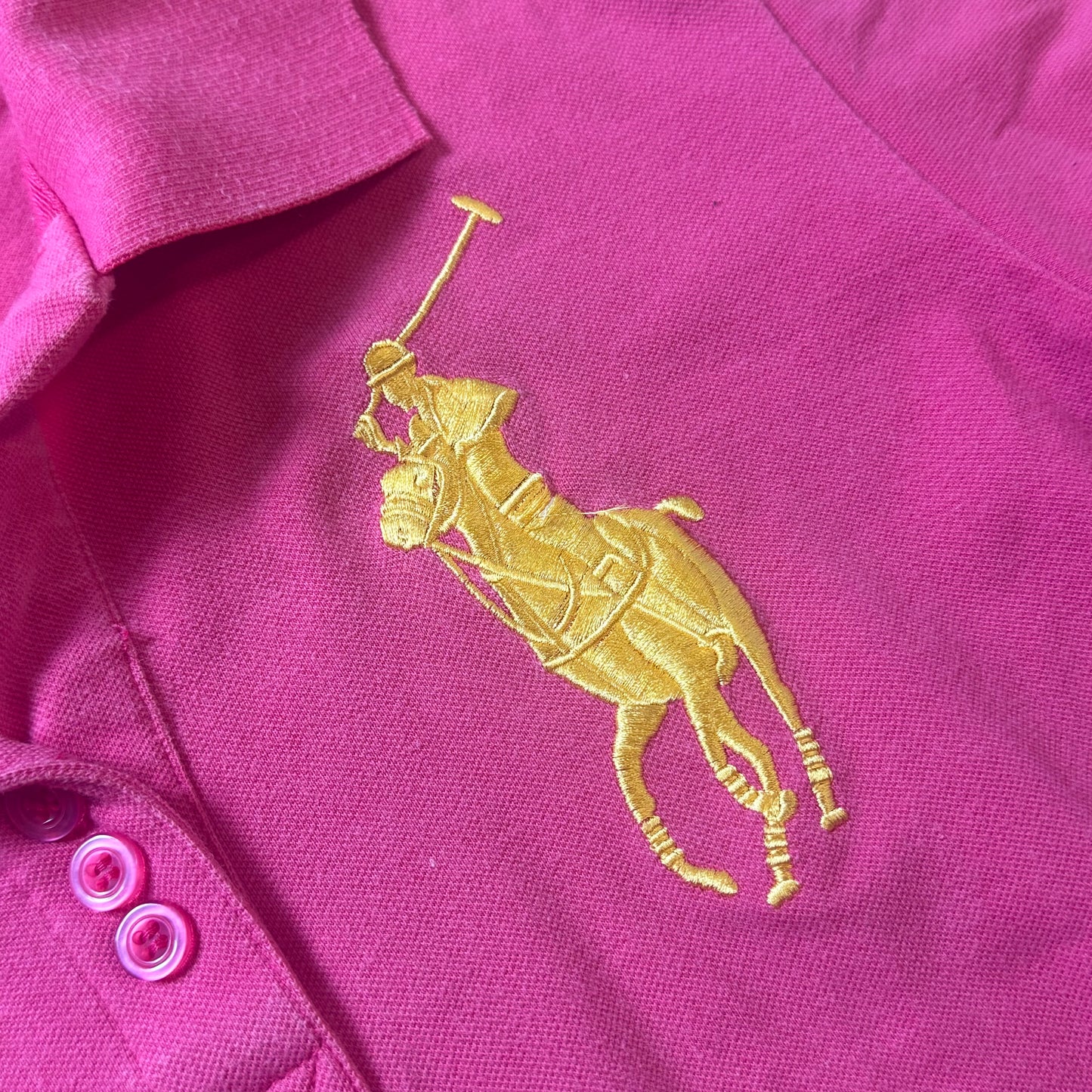 Polo Ralph Lauren pink womens polo