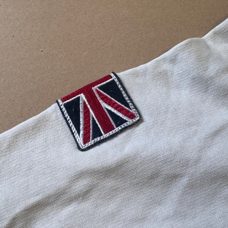Detailansicht: Sourced limited accessories and clothes La Martina Royal Navy UK zip jacket – Logo, Nähte oder Material