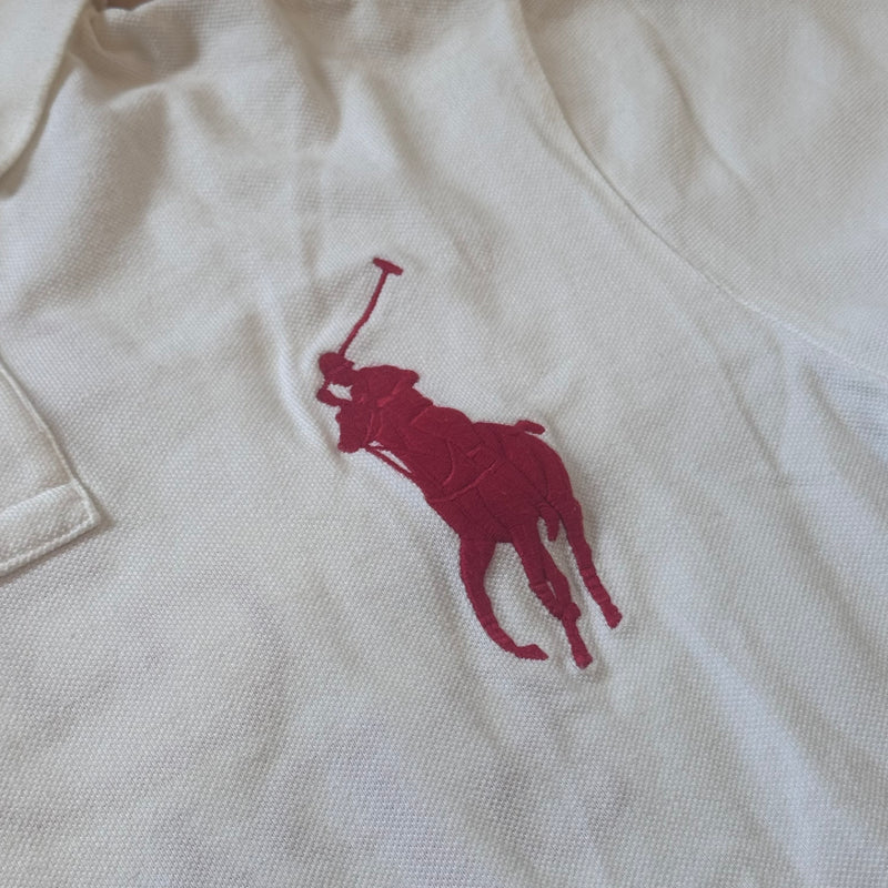 Detailansicht: Sourced limited accessories and clothes Polo Ralph Lauren Spain vintage poloshirt – Logo, Nähte oder Material