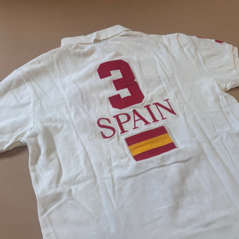 Detailansicht: Sourced limited accessories and clothes Polo Ralph Lauren Spain vintage poloshirt – Logo, Nähte oder Material