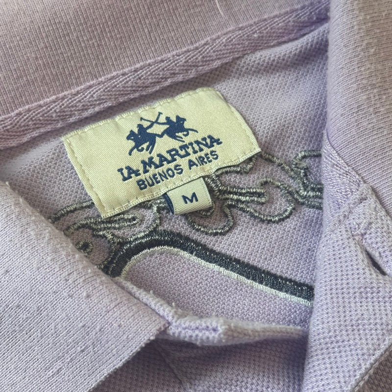 Detailansicht: Sourced limited accessories and clothes La Martina Pelican Caribbean poloshirt – Logo, Nähte oder Material