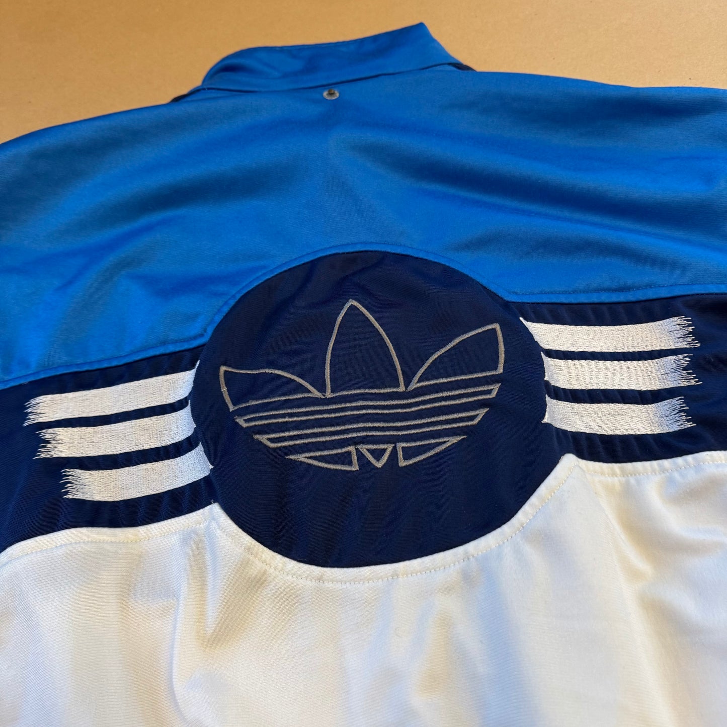 Adidas vintage 90s white track jacket