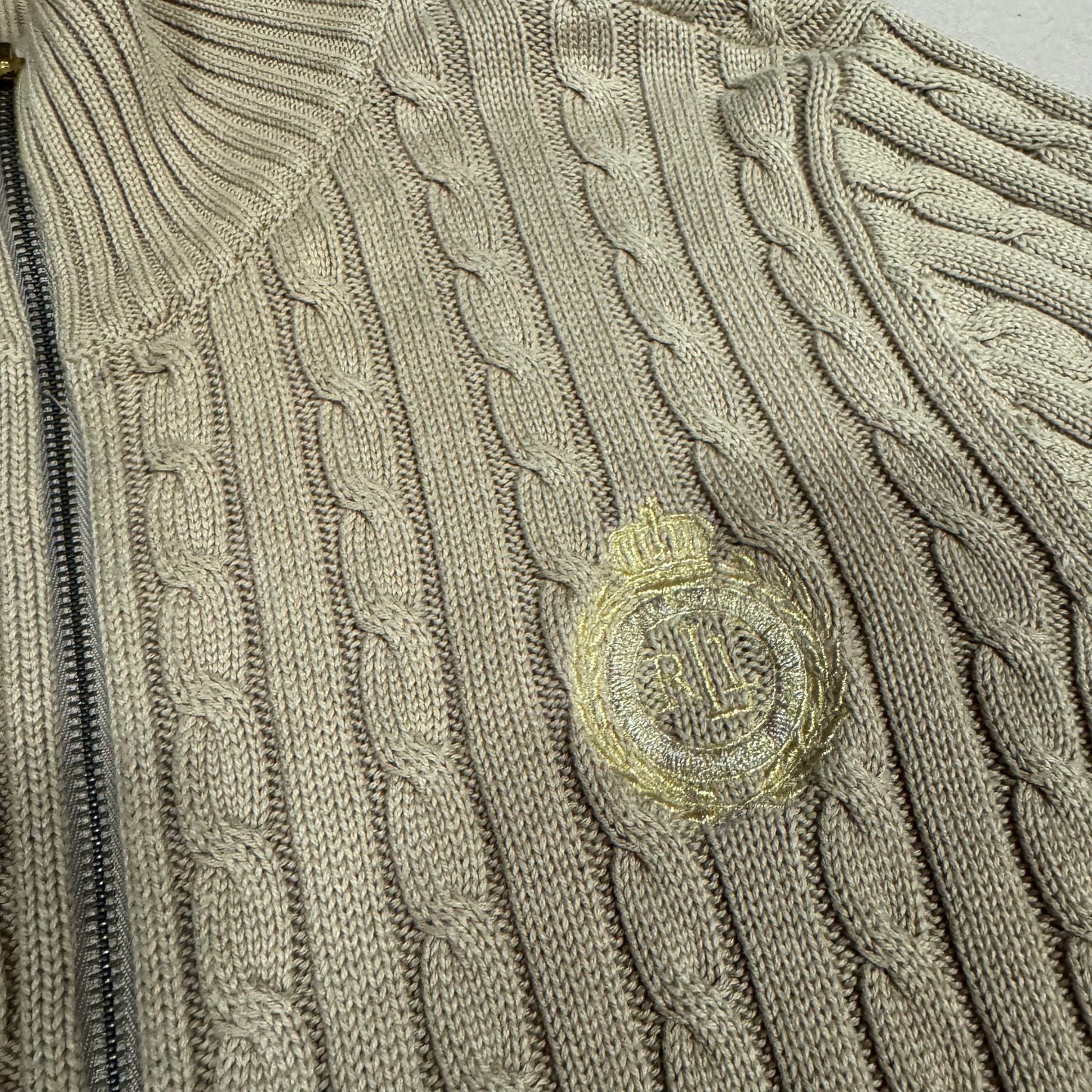 Lauren Ralph Lauren women’s knitted zip-up