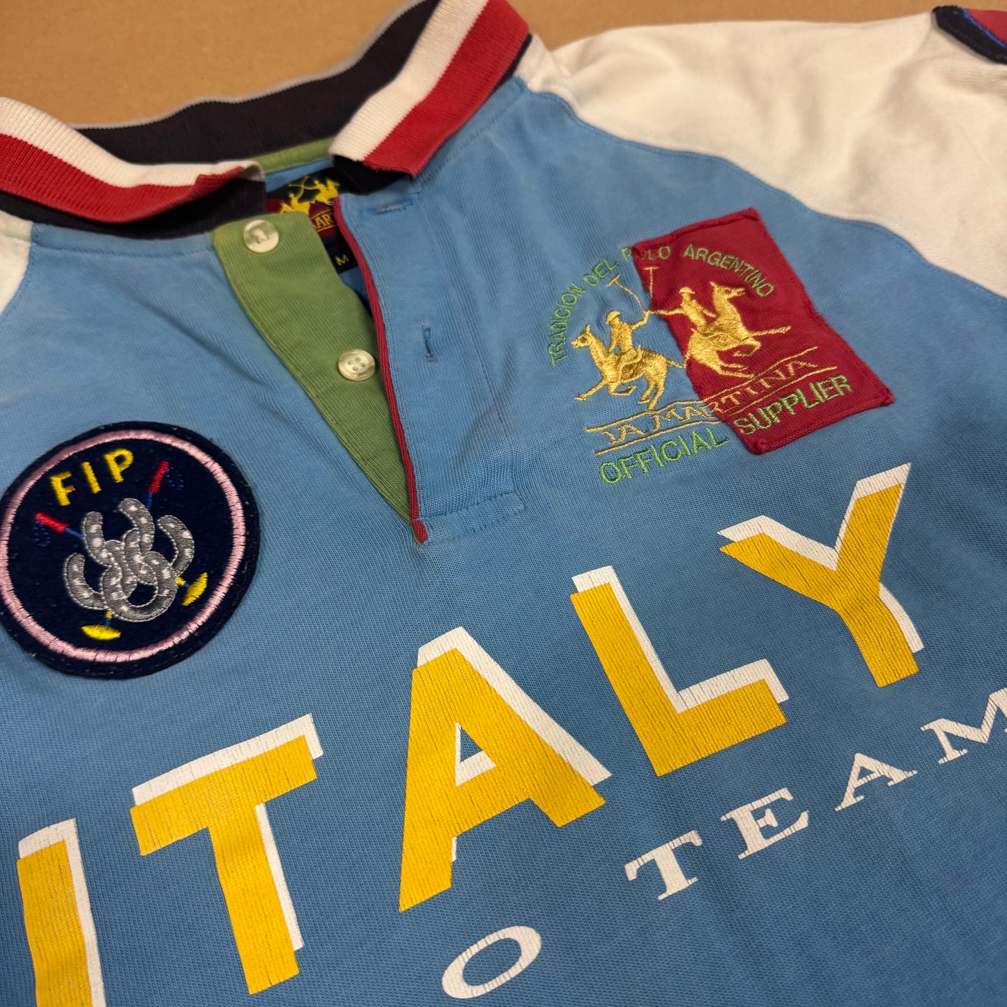 La Martina Euro Champions Italy longsleeve polo