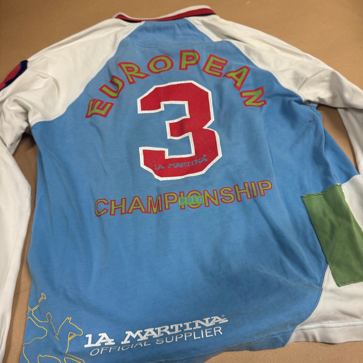 La Martina Euro Champions Italy longsleeve polo