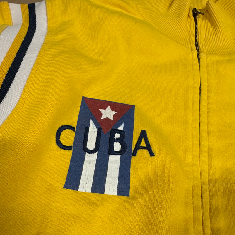 Detailansicht: Sourced limited accessories and clothes Cuba 63 streetwear zip-up jacket from Gaudi – Logo, Nähte oder Material