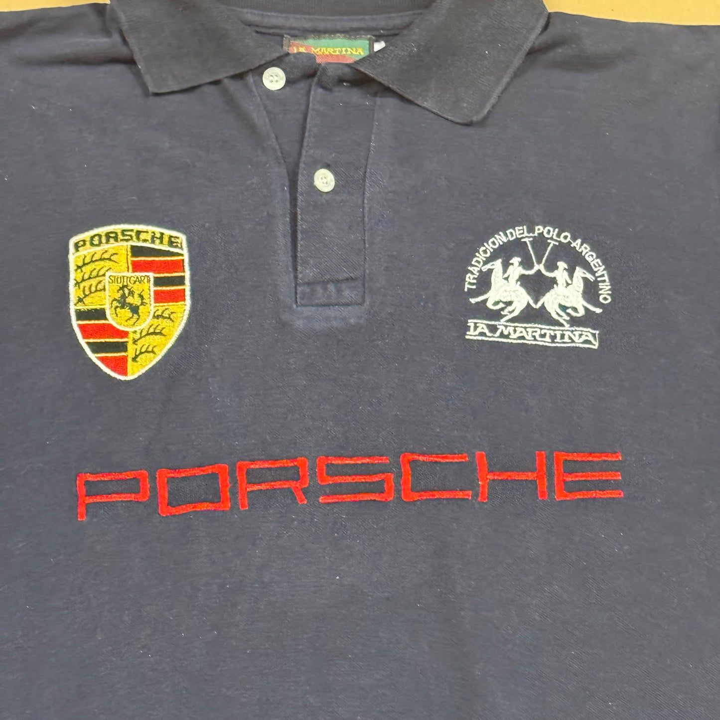 La Martina Porsche long-sleeve polo