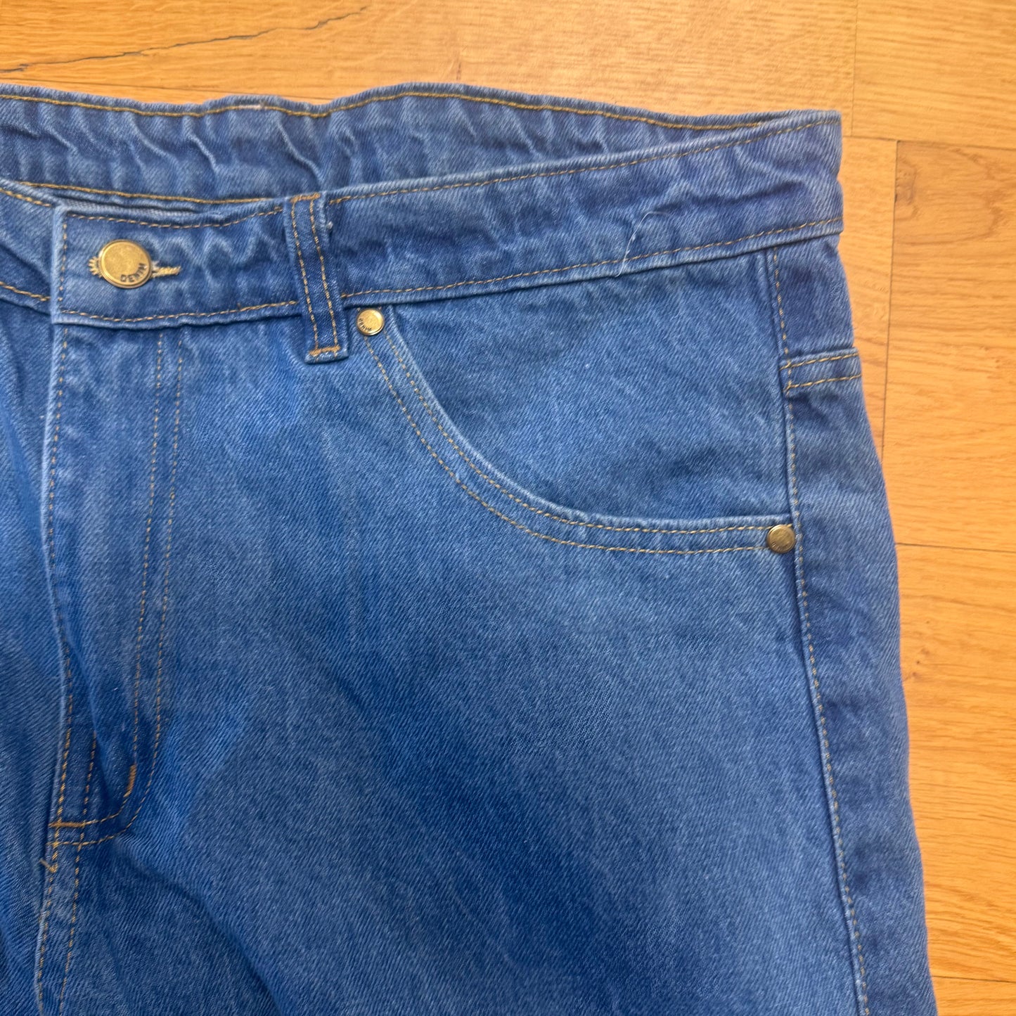 Japanese streetwear embroidered baggy jeans