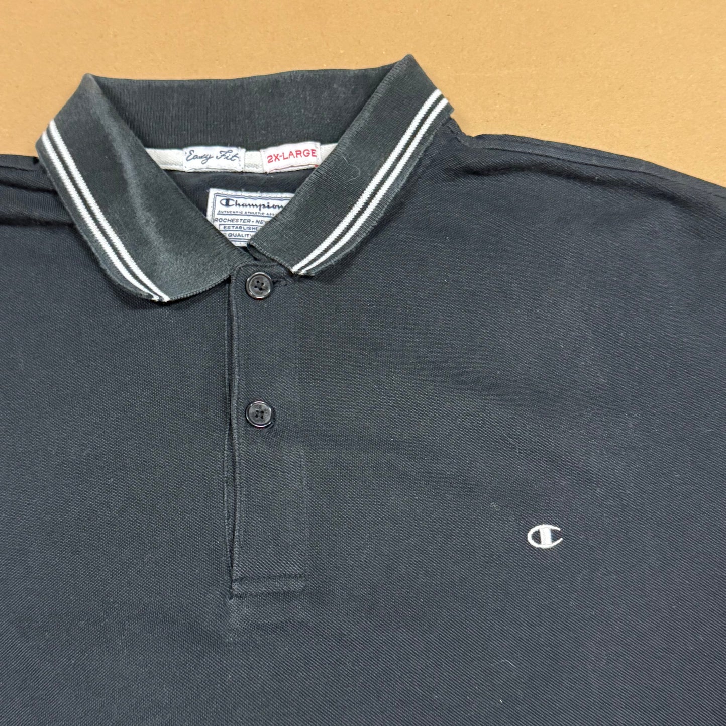 Vintage style Champion long-sleeve polo