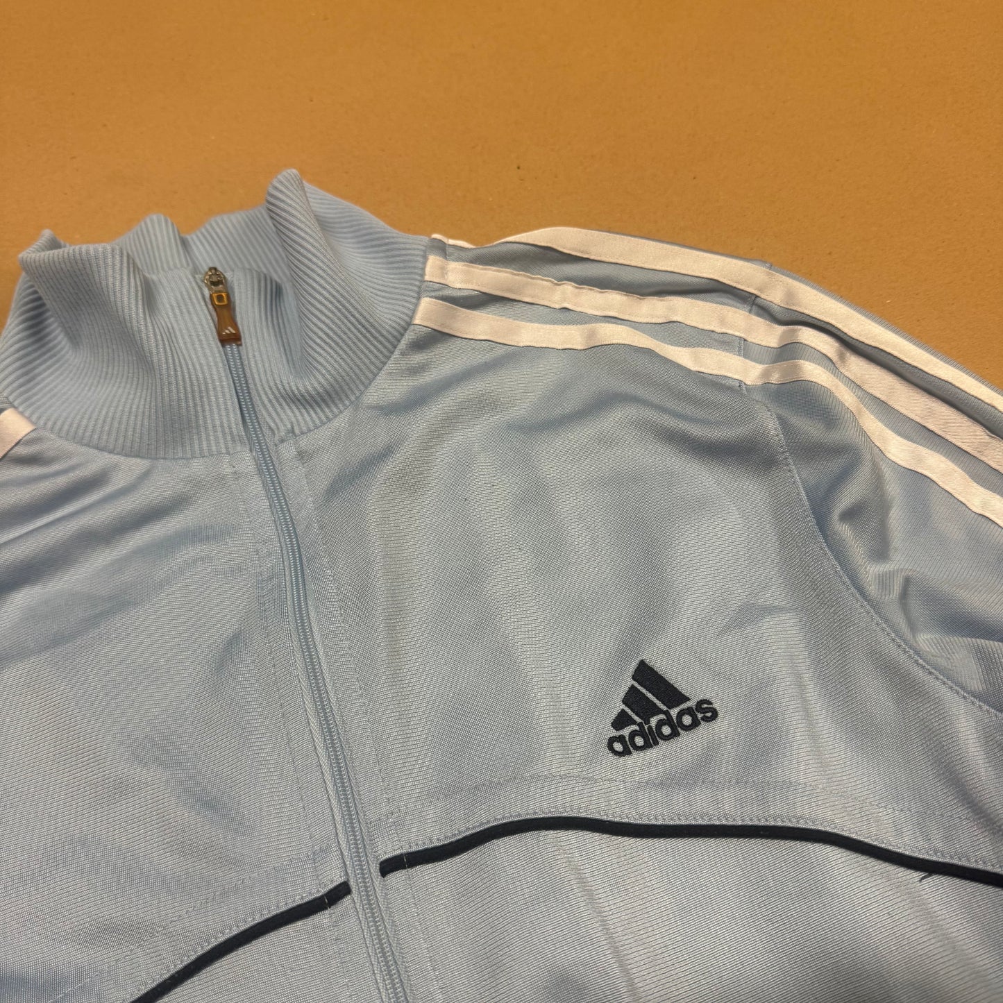 Adidas y2k vintage skyblue track jacket
