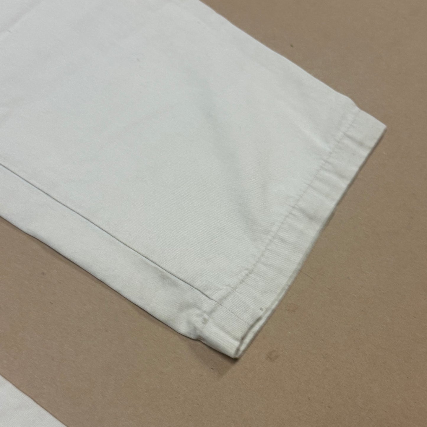 Yves Saint Laurent white chino loose pants