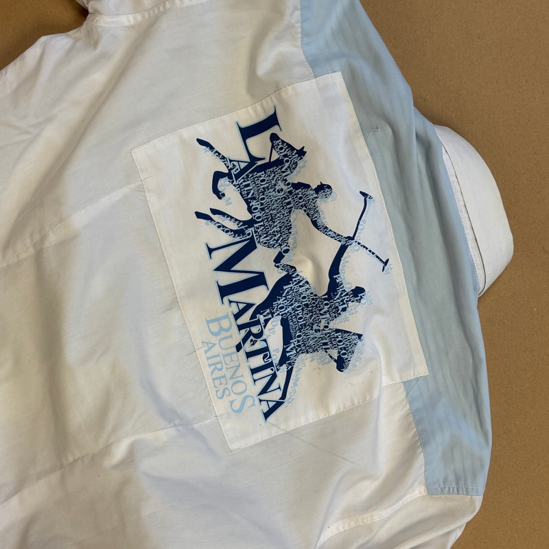 Detailansicht: Sourced limited accessories and clothes La Martina shirt white – Logo, Nähte oder Material