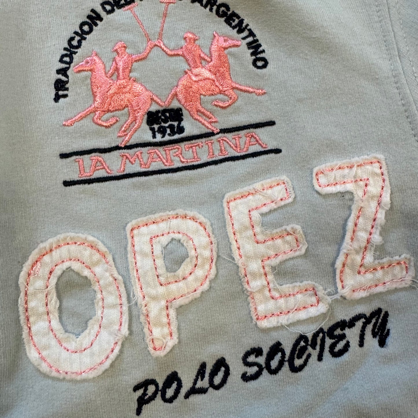La Martina St. Tropez zip-up skyblue